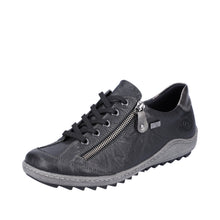 Load image into Gallery viewer, REMONTE R1402 LEATHER SNEAKER BLACK
