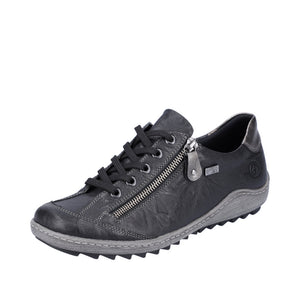 REMONTE R1402 LEATHER SNEAKER BLACK