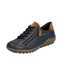 Load image into Gallery viewer, REMONTE R1402 LEATHER SNEAKER NAVY
