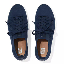 Load image into Gallery viewer, FITFLOP RALLY KNIT SNEAKER NAVY
