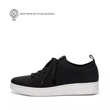 Load image into Gallery viewer, FITFLOP RALLY KNIT SNEAKER BLACK
