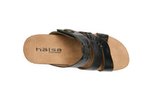 Load image into Gallery viewer, HALSA GENOA WEDGE BLACK (50% OFF FINAL SALE)
