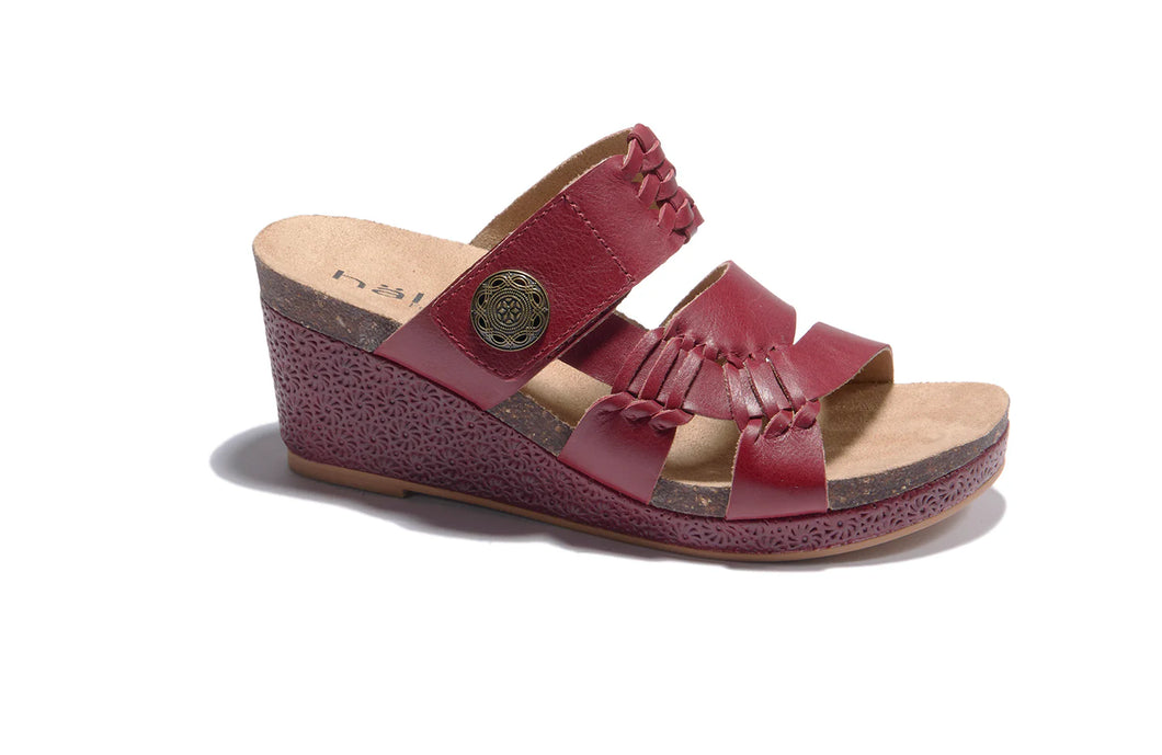 HALSA GENOA WEDGE RED (50% OFF FINAL SALE)