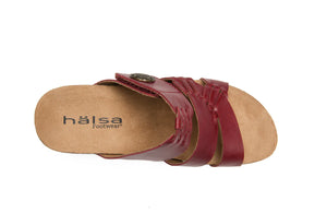 HALSA GENOA WEDGE RED (50% OFF FINAL SALE)