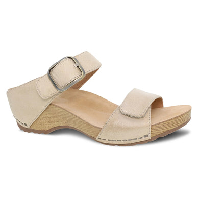 Tanya Linen Leather Sandal