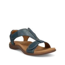 Load image into Gallery viewer, The Show Petrol Blue Leather Taos
