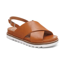 Load image into Gallery viewer, Thea Ginger Leather Sandal Aetrex
