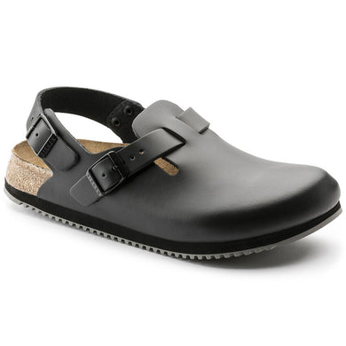 Tokyo Black Leather Birkenstock