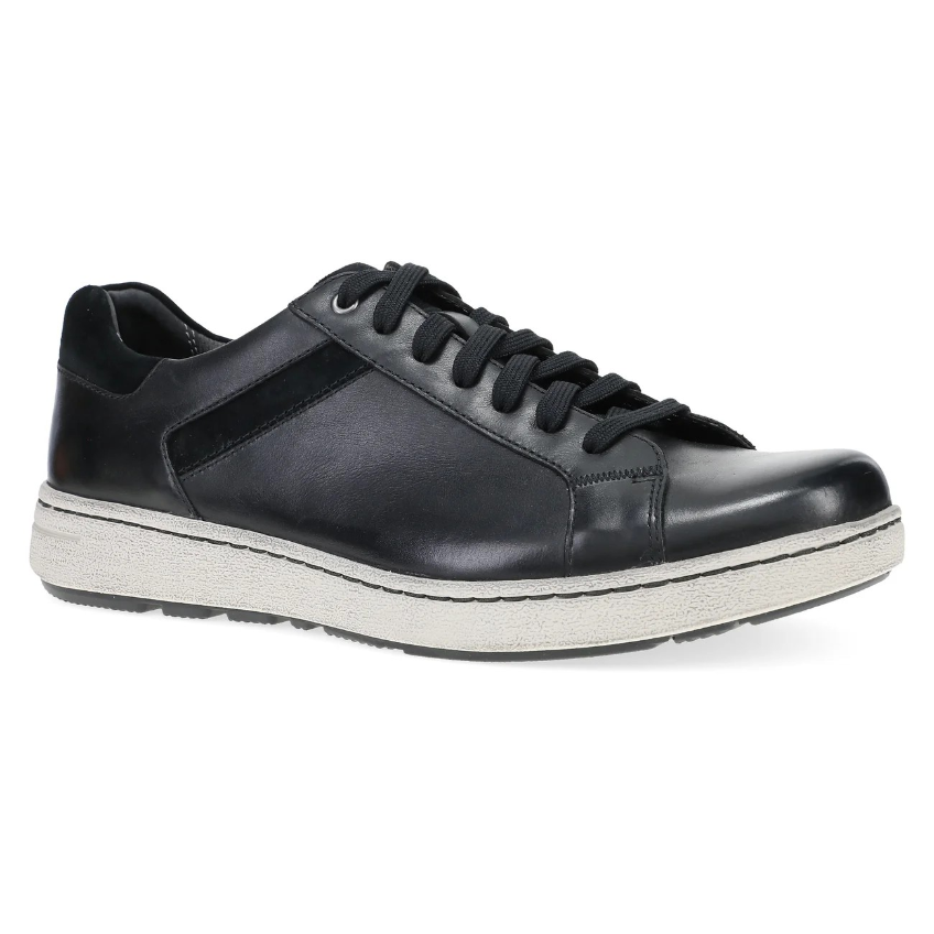 Trevor Black Leather Sneaker Dansko