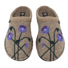 Load image into Gallery viewer, HAFLINGER VIOLA SLIPPER EARTH
