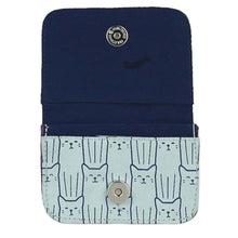 Load image into Gallery viewer, MALIA DESIGNS CAT CARDHOLDER LITE BLUE
