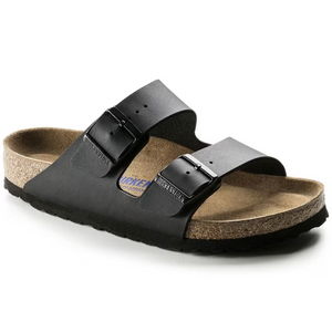 BIRKENSTOCK ARIZONA BLACK BIRKO-FLOR