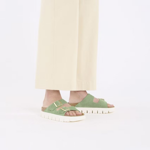 BIRKENSTOCK ARIZONA CHUNKY GREEN TEA