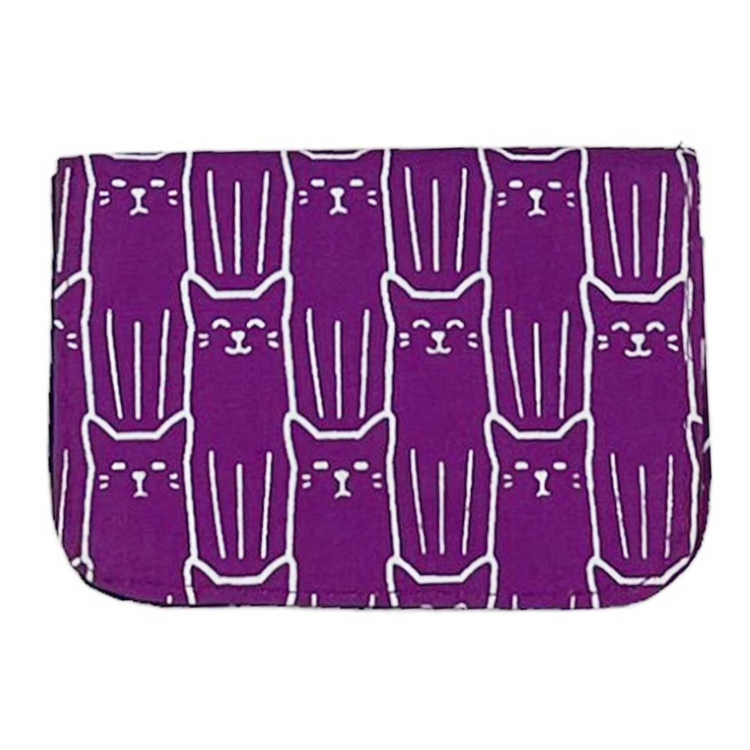 MALIA DESIGNS CAT CARDHOLDER PURPLE