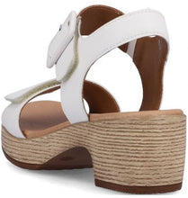 Load image into Gallery viewer, REMONTE JERILYN 52 PLATFORM SANDAL WHITE
