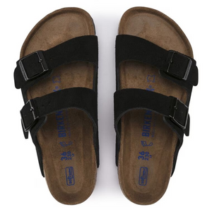 BIRKENSTOCK ARIZONA BLACK SUEDE LEATHER