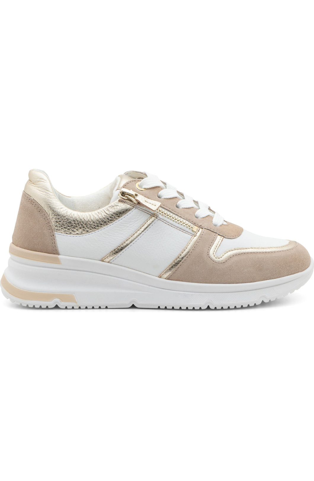 ARA NEVADA 3 LEATHER SNEAKER WHITE (50% OFF FINAL SALE)