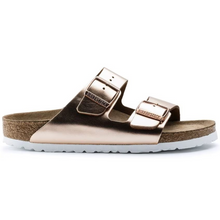 Load image into Gallery viewer, BIRKENSTOCK ARIZONA COPPER METALLIC LEATHER
