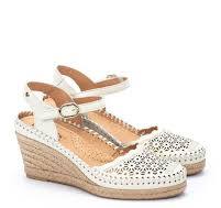 Load image into Gallery viewer, PIKOLINOS VILA W9Y-1508 ESPADRILLE WEDGE WHITE
