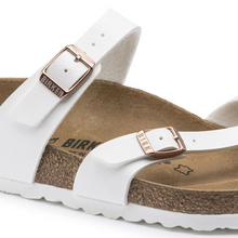 Load image into Gallery viewer, BIRKENSTOCK MAYARI WHITE BIRKO-FLOR
