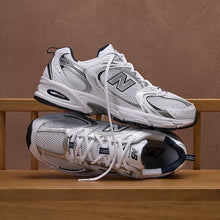 Load image into Gallery viewer, NEW BALANCE 530 MENS WHITE INDIGO UNISEX
