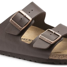 Load image into Gallery viewer, BIRKENSTOCK ARIZONA DARK BROWN BIRKO-FLOR
