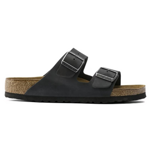 BIRKENSTOCK ARIZONA BLACK OILED LEATHER