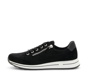ARA OLEANNA LEATHER SNEAKER BLACK