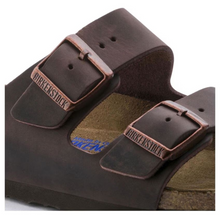 Load image into Gallery viewer, BIRKENSTOCK ARIZONA HABANA OILED LEATHER SOFTBED
