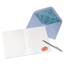 Load image into Gallery viewer, PAPYRUS GREETING CARD SNAKE &amp; FLOWERS BLANK INSIDE
