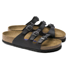 Load image into Gallery viewer, BIRKENSTOCK FLORIDA BLACK OILED LEATHER

