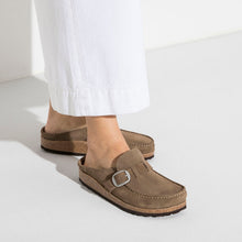 Load image into Gallery viewer, BIRKENSTOCK BUCKLEY GRAY TAUPE SUEDE
