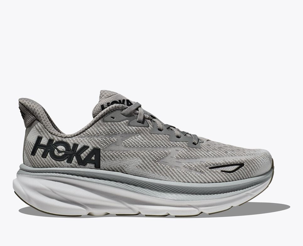 HOKA CLIFTON 9 MENS HARBOR MIST/BLACK