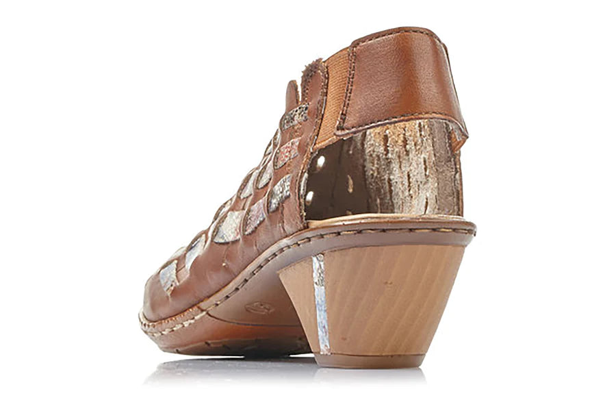 RIEKER 46778 WOVEN LEATHER SLING NUT – The Shoe Mill