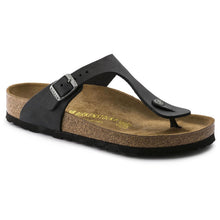Load image into Gallery viewer, BIRKENSTOCK GIZEH BLACK OILED LEATHER
