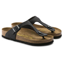 Load image into Gallery viewer, BIRKENSTOCK GIZEH BLACK OILED LEATHER
