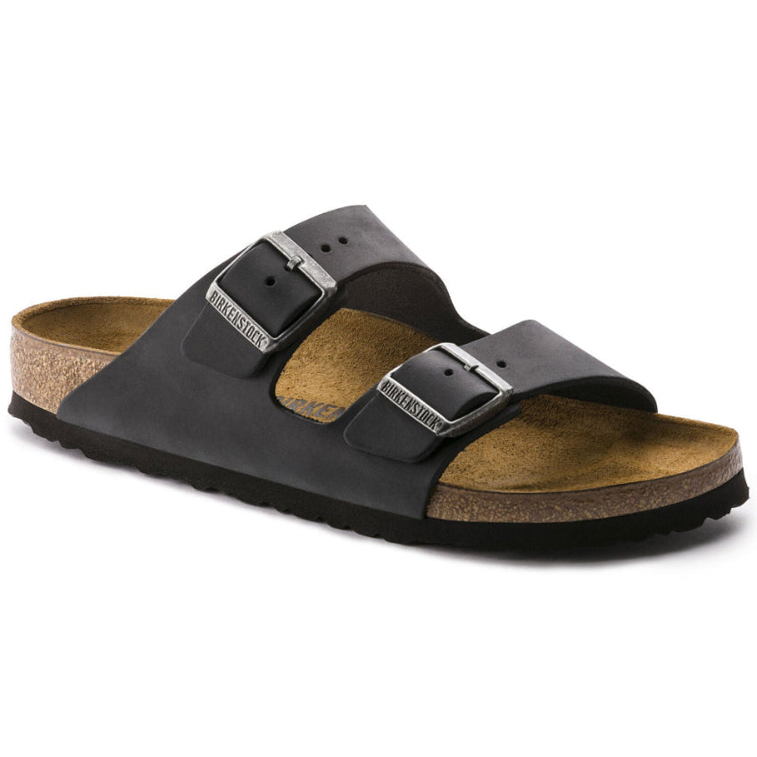 Arizona Black Oiled Leather Birkenstock